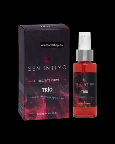 Lubricante Trío Placer Sen Íntimo mL All Natural Sex Shop