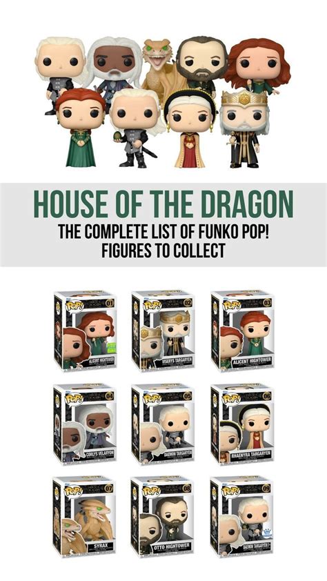 House Of The Dragon Funko Pop All Figures You Can Collect Checklist