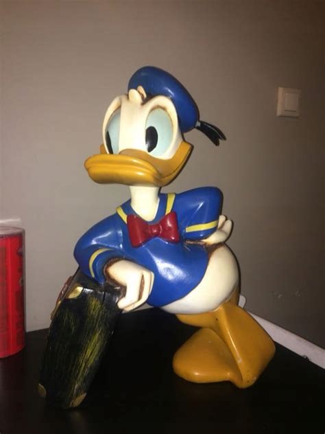 Duża figurka kaczor Donald Disney 1980r prl 7889789901 oficjalne