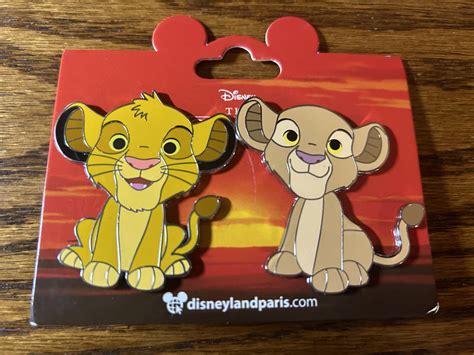 Simba And Nala As Cubs Pin Set The Lion King Disneyland