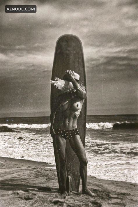 Brooke Burke Presents His Chanel Prints With Naked Brooke Burke Aznude