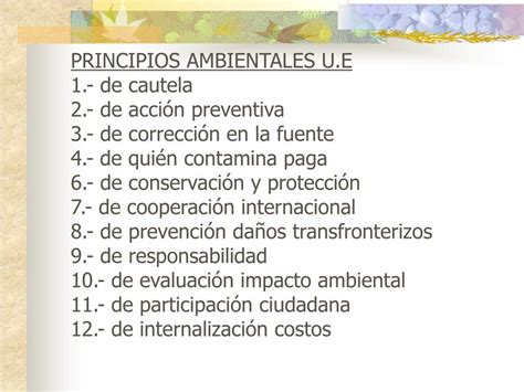 PPT Principios De Derecho Ambiental PowerPoint Presentation Free