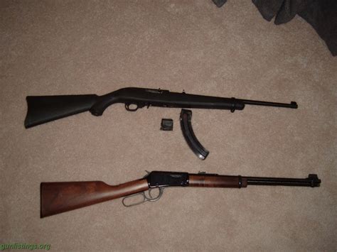 Gunlistings.org - Rifles Ruger 10/22 And Henry Lever Action .22