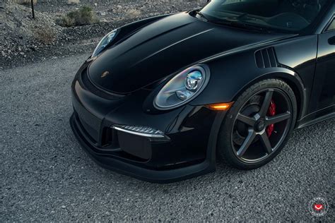 Porsche 911 GT3 RS 991 Black Vossen VPS-303 Wheel | Wheel Front