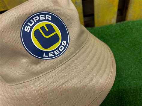 Retro Super Leeds United Smiley Badge Bucket Hat Sun Hat T Etsy