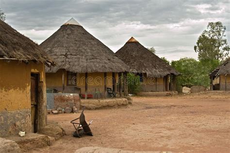 African Village Stock Image Image Of Construction Hardship