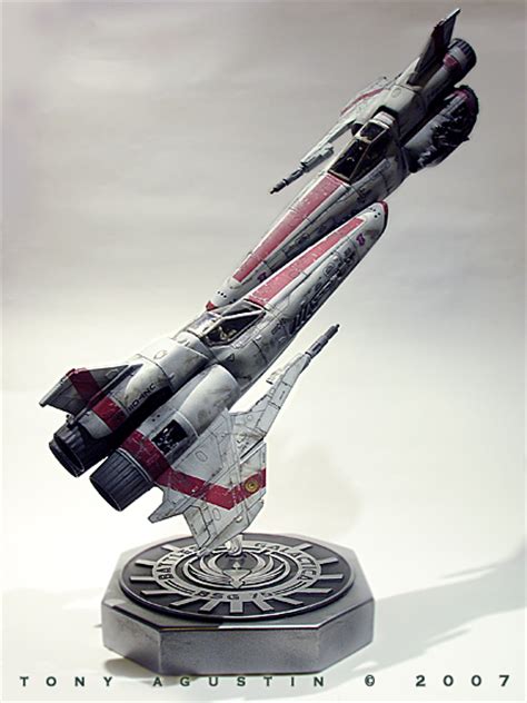 Starship Modeler Tony Agustins Bsg Viper Diorama