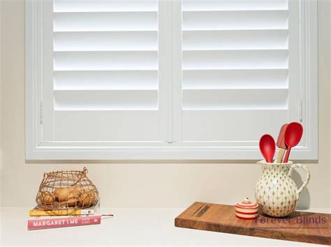Surfmist Grey Aluminium Plantation Shutters Forever Blinds