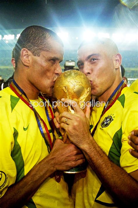 Rivaldo and Ronaldo celebrate World Cup Final Yokohama 2002 Images ...