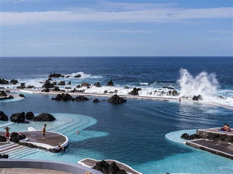 Formed From A Natural Lava Pool At Madeira Island This Pool At Porto