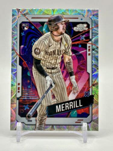 Topps Chrome Cosmic Jackson Merrill Rc Nucleus Refractor Ssp Rare