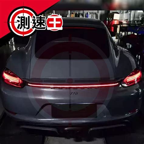 送安裝 Porsche 保時捷 Boxster Cayman 718 S Gts 全車系專用 貫穿式尾燈 Yahoo奇摩拍賣