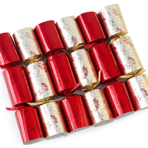 Christmas Concepts® 6 Large Deluxe Festive Pattern Christmas Crackers ...