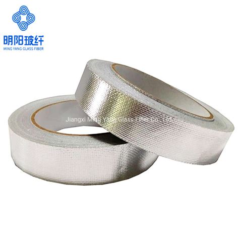 Aluminum Foil Coated Thermal Cloth Laminated Roll Fireproof High Silica