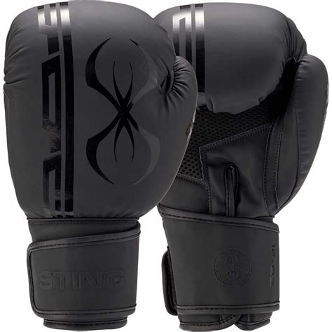 Sting Armaplus Blackblack Boxing Gloves At Fighthq