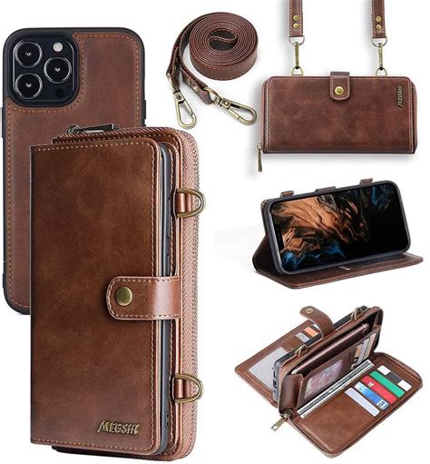 Compatible With Iphone 13 Pro Max Wallet Case 2in1 Magnetic Detachable