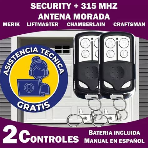 2x Control 315 Merik Chamberlain Liftmaster Hbw2028 Meses sin interés