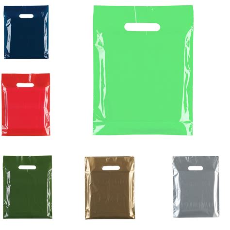 New Heavy Duty Colored Plastic Carrier Bags Party Gift Bags Size X