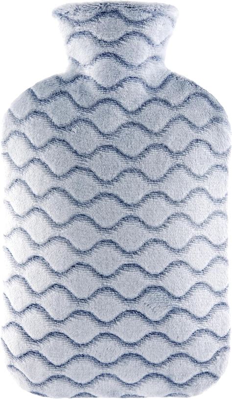 Amazon Samply Premium Hot Water Bottle With Soft Fleece Cover L Hot Water Bag For Pain