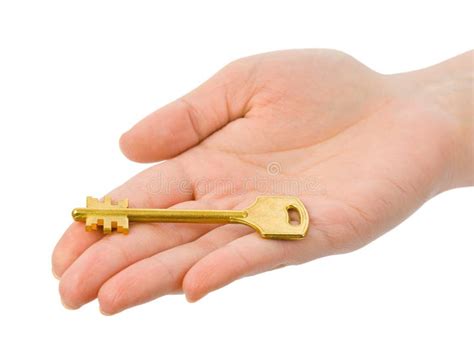 Hand Giving Key Stock Image Image Of Finance House Isolated 7773215