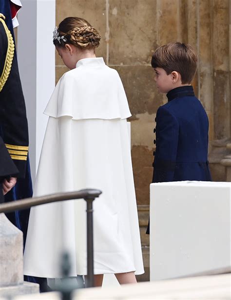 Prince Louis 5 Sweetly Holds Hands With Princess Charlotte 8 During