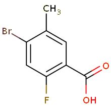 现货供应九鼎化学4 Bromo 2 fluoro 5 methylbenzoic acid 纯度98 1 0g 5