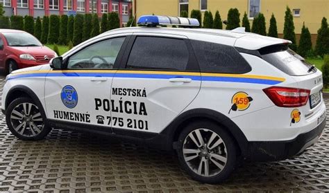 Russian Lada became a police car in Slovakia