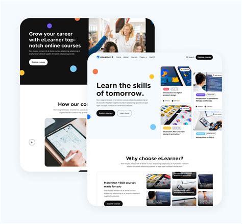 Elearner X Webflow Ecommerce Website Template