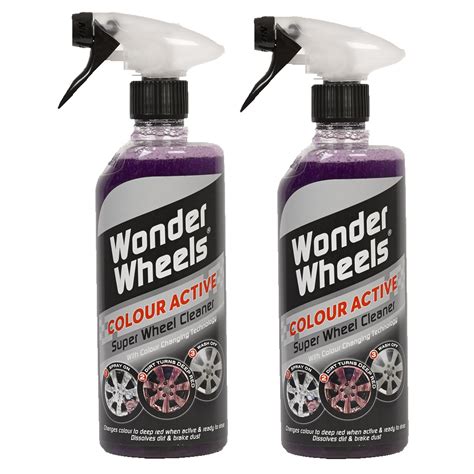 Wonder Wheels Set Of Colour Active Super Wheel Cleaner Ml With