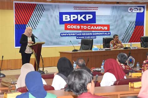 Bpkp Goes To Campus Bersama Mahasiswa Universitas Negeri Gorontalo