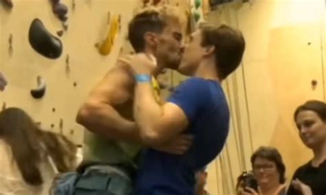 Gay Athlete On Powerful Boyfriend Kiss After Olympics Qualification