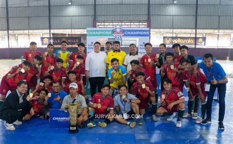 Sinjay Fc Bangkalan Juara Liga Futsal Nusantara Jatim Suryakabar