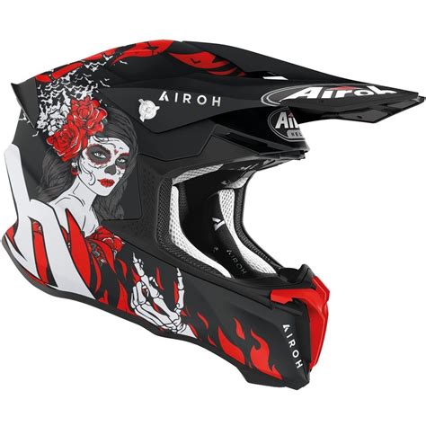 Airoh Motocross Helm Twist Hell Matt Maciag Offroad