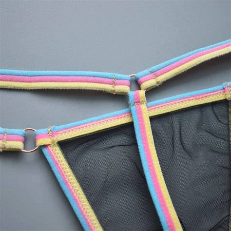 LUSTIGES UND SEXY Mini Bikini Tanga T Back String Tangas Set für Damen