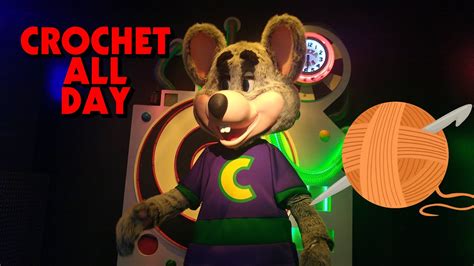 Chuck E Cheese Crochet All Day Gurnee Illinois Youtube