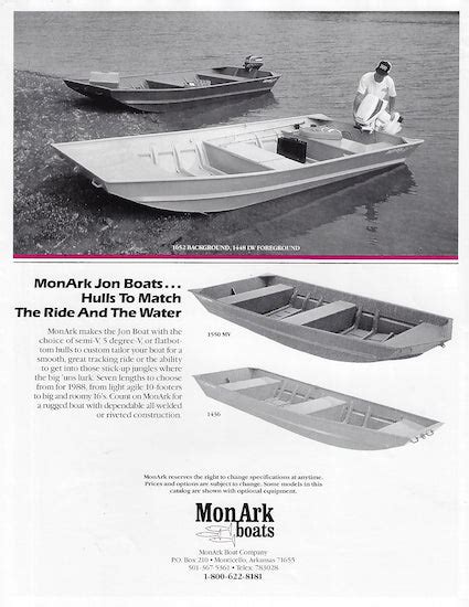 Monark 1988 Dealer Brochure Sailinfo I