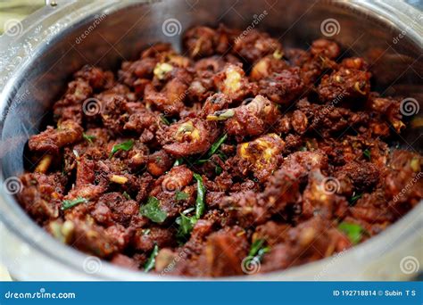 Spicy Tasty Indian Style Chicken Fry Chicken Fry Recipe Stock Photo