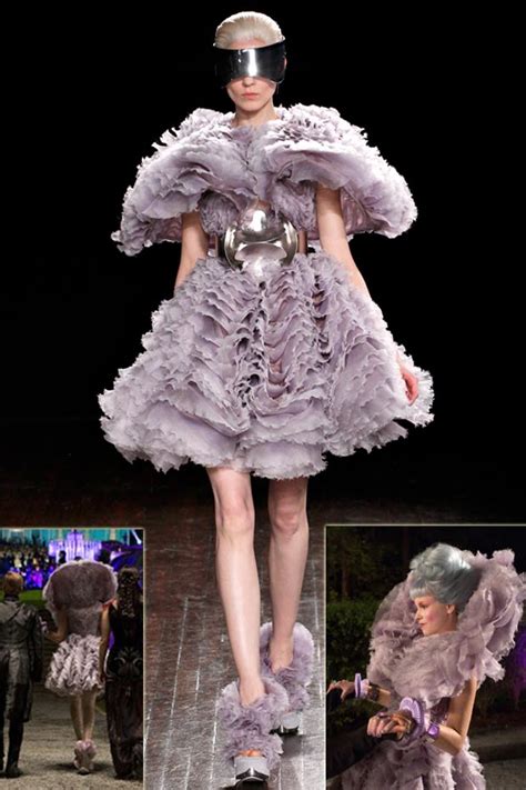 Hunger Games Fashion Effie Trinket Dresses From Alexander Mcqueen