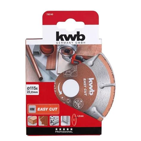 Kwb Disco Multiproposito 115mm Corte Madera Metal Pvc Centro De