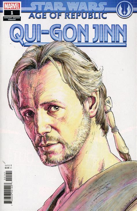 Star Wars Age Of Republic Qui Gon Jinn 1 Cover C Variant Iain McCaig