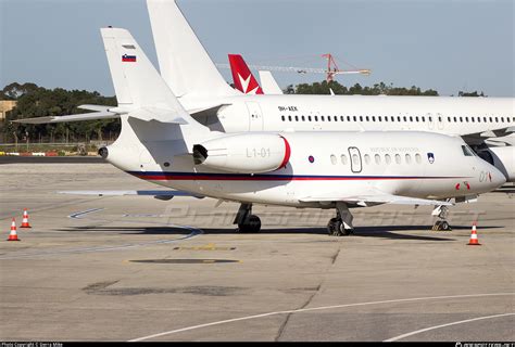 L Slovenian Armed Forces Dassault Falcon Ex Photo By Sierra