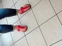 Sexy Feet In Pink Shoes Of A MILF PornZog Free Porn Clips