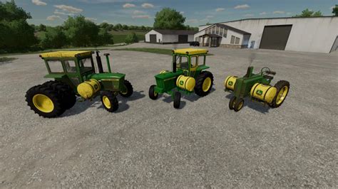 John Deere Saddle Tanks V10 Fs22 Mod