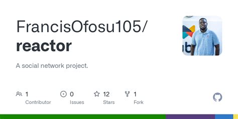 GitHub - FrancisOfosu105/reactor: A social network project.