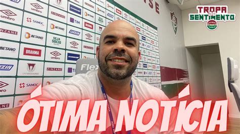 EXCELENTE NOTÍCIA DO FLUMINENSE ELE ESTÁ DE VOLTA FRED NÃO TREINA E