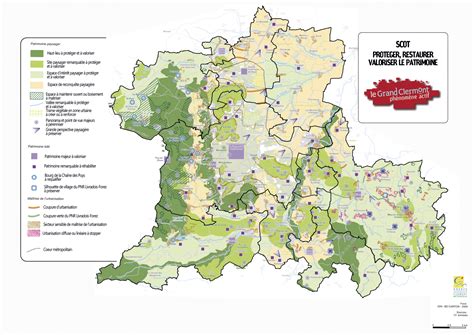 Le Grand Clermont phénomène actif Atlas cartographique du Grand Clermont