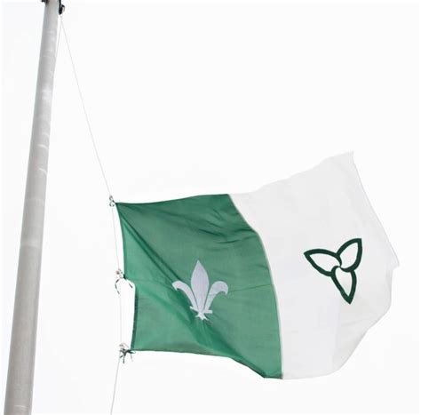 Franco Ontarian flag for the French speaking people who live in Ontario ...