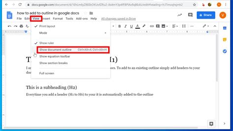 How To Add To Outline In Google Docs Itechguides