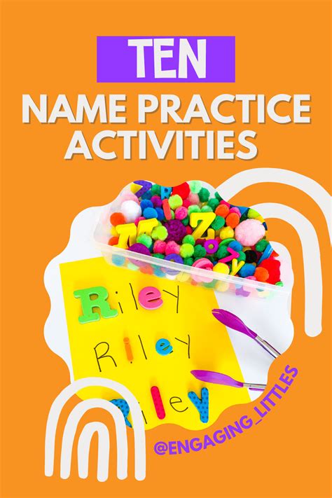 10 Name Practice Activities - Engaging Littles
