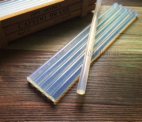 Green Transparent Glue Hot Melt Adhesive Rod Hot Glue Strip Glue Gun 7MM11MM High Viscosity